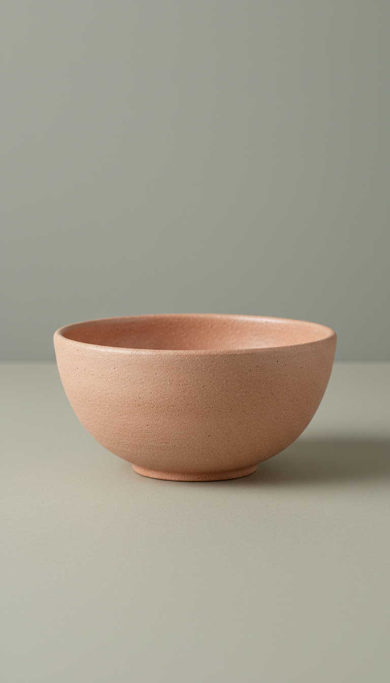 Blush Terracotta Stoneware Bowl